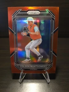 2023 Panini Prizm Red Parallel Colson Montgomery # 104 /199 - Picture 1 of 2