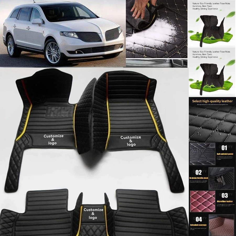 For Lincoln MKT Car Floor Mats Floor Liners Car Carpet Guard Foto 1 de 4