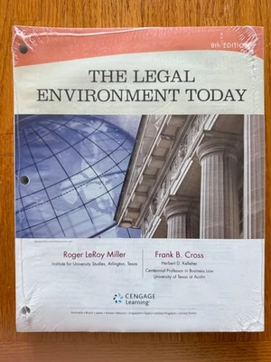 The Legal Environment Today 8th Edition Loose Leaf by Roger LeRoy Miller - Image 1 of 2