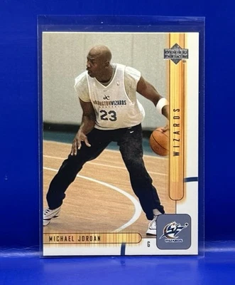 Michael Jordan 2001-02 Upper Deck  #178 Washington Wizards Chicago Bulls MVP HOF - Image 1 of 2