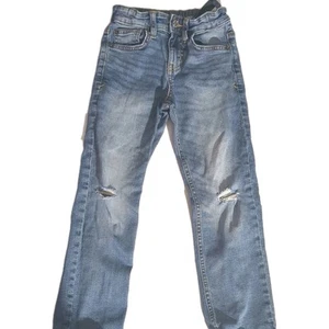 Cat And Jack Boys Relaxed Straight Adjustable Waist- Size 6 regular stretch  - Picture 1 of 6