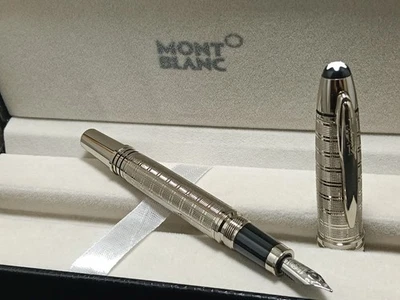 1 Montblanc John F. Kennedy Special Edition Full Steel Fountain Pen - Image 1 of 4