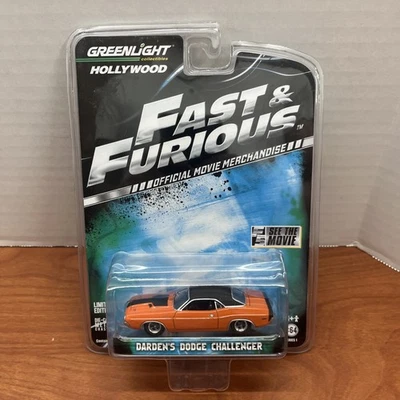 2012 Greenlight Hollywood S1 Fast & Furious Darden's Dodge Challenger w/RR - Image 1 of 4