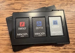 Minolta Fantasy Depth Close Up Card Cards for Dynax/Maxxum 5000i With Card Case - Picture 1 of 4