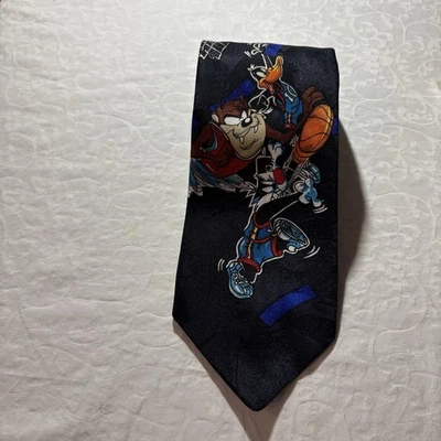Corbata de baloncesto de colección Looney Tunes Taz Lucas Silvestre años 90 Foto 1 de 4