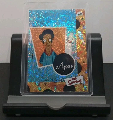 2000 Artbox The Simpsons Collectible Stickers Prisms Apu #C9 Rare CHASE Holofoil - Image 1 of 4