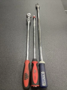 MAC Tools 1/2” Long Head Flex Ratchet, 3/8” Extension, Expert 1/2” Breaker Bar - Picture 1 of 11