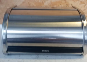 Brabantia Roll Top Bread Bin Medium – Matt Steel Finish – Model 348907 - Picture 1 of 10