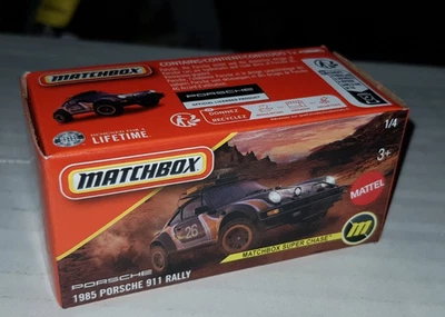 MATCHBOX 1985 PORSCHE 911 RALLY SUPER CHASE - image 1 of 4