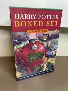 Harry Potter Boxed Set 1-3 (Raincoast, 1999, Canadian Edition, With Bookmark - Picture 1 of 5