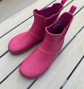 Xero Gracie Minimalist Rain Boot Womens size 7 Fuschia Waterproof Soft Lining - Picture 1 of 8
