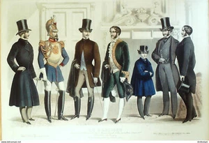 Gravure de Mode Le Parisien 1855 n°60 - Picture 1 of 1