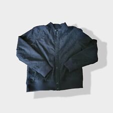 Publish Brand Chad Jacket Mens XL Black Bomber Embroidered Lace Snap Button Down