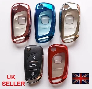 Funda Llave Para CITROEN DS3 DS4 C4 PICASSO CACTUS DS5 Abatible Mando a Distancia Estuche Llavero TPU 2 - Imagen 1 de 10