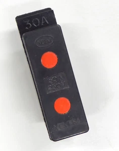 MEM Memera 30A Old Style Bakelite Rewireable Fuse Carrier with Base 2 Red Spots - Picture 1 of 6
