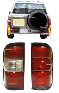 PAIR REAR TAIL LIGHT LAMP OUTER FITS FOR NISSAN PATROL GR Y61 / GY61  1997-2003 - Picture 1 of 7
