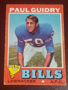 1971 Topps Football #138 Paul Guidry LB Buffalo Bills    **40% OFF 2 or MORE - Picture 1 of 2