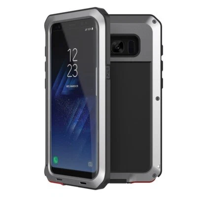 Funda de metal aluminio resistente para teléfono Samsung Galaxy S10 S9 S8 S7 Note Foto 1 de 4