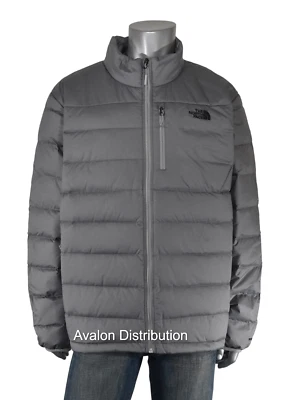 Chaqueta de plumón para hombre The North Face grande y alta gris jaspeado Aconcagua 550 nueva Foto 1 de 3