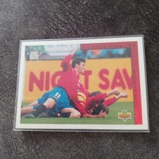 1994 Upper Deck World Cup Soccer Luis Enrique Future Star English/Spanish...