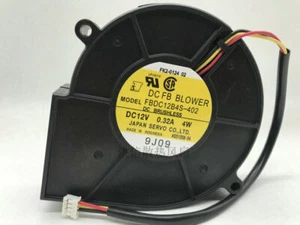 1 PCS SERVO Fan FBDC12B4S-402 DC 12V 0.32A 4W 9733 3 Pin 9.7cm*9.7cm*3.3cm - Picture 1 of 3