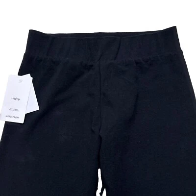 Calça legging elástica preta feminina Nordstrom nova com etiquetas TAMANHO PEQUENO - Imagem 1 de 4