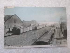ESTACIÓN DE FERROCARRIL WABASH-PATIO DE TRENES MOBERLY MISSOURI FOTO SIN USAR - Imagen 1 de 5