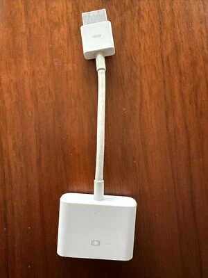 Genuine Apple HDMI to DVI Video Adapter for Mac mini-MacBook Pro MGVU2ZM/A - Image 1 of 3