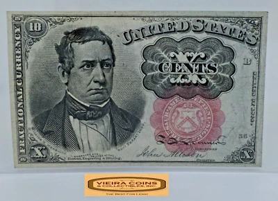 1874 Fifth Issue 10 Cents, Fractional Currency High Grade- #P43423NQ - Image 1 of 2