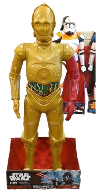 Массивная НОВАЯ 31-дюймовая фигурка 2016 Jakks Pacific Big Figs Star Wars Force Awakens C-3PO - Изображение 1 из 4