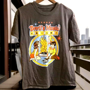 Devils Music Mens M Graphic Tee Shirt SIN  threadless unisex teens music - Picture 1 of 5