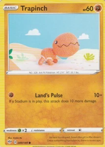 Trapinch 89/189 Pokemon TCG Darkness Ablaze - Picture 1 of 2