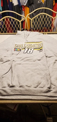 Kyle Busch Joe Gibbs racing Nascar M & M's Hoodie by Checkered Flag XXL Cover