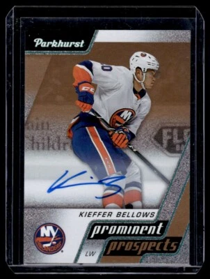 2020-21 Parkhurst Prominent Prospects Autographs Gold Kieffer Bellows Auto New - Image 1 of 2