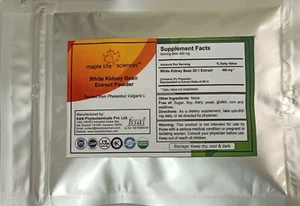 White Kidney Bean Extract 20:1 Phaseolin 2% Pure & High Quality Extract Powder - Picture 1 of 2
