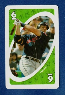 TRAVIS HAFNER 2006 Uno Stars Of The American League #6 Green Game Card Indians^ - Image 1 of 2