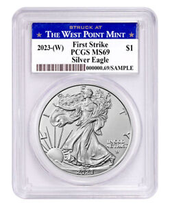 2023(W) 1oz American Silver Eagle Struck at West Point PCGS MS69 FS 