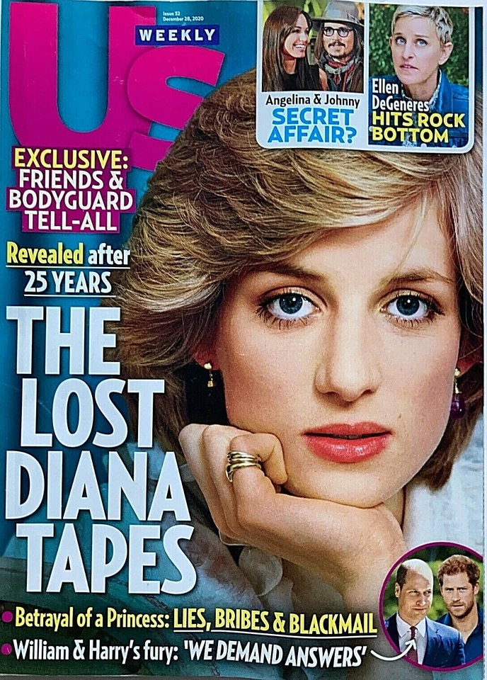 PRINCESS DIANA - THE LOST DIANA TAPES December 2020 US WEEKLY Magazine - Image 1 of 1