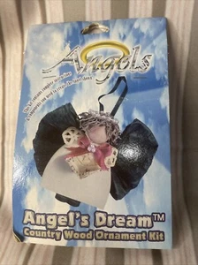 Darice Angel’s Dream Country Wood Ornament Kit Vintage NIP - Picture 1 of 5