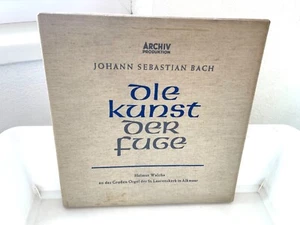 STEREO BOX - HELMUT WALCHA - DIE KUNST DER FUGE - ARCHIV 198006/07 - 2 LP - Picture 1 of 3