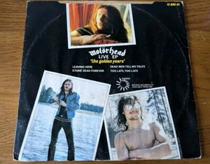 Motorhead Live EP Golden Years. 12 Inch Single Plays Perfectly Bronze Records - Picture 1 of 13
