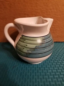 Vintage CALECA ITALY Water Pitcher Hand Painted 6" & 32 oz. "NEN" - Picture 1 of 5