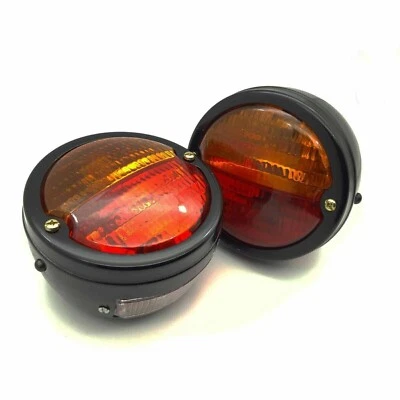 Rear Brake Light Tail Lamp Assey Pair For John Deere Massey Ferguson Jeeps @UK