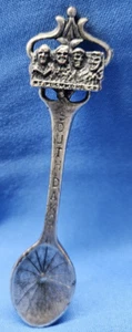 Pewter Mount Rushmore South Dakota Souvenir Collector Collectible Spoon - Picture 1 of 4