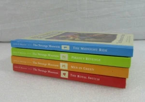 Hooked On Phonics Strange Museum Master Readers Complete Book Set Vol 1-4 HC - Imagen 1 de 7