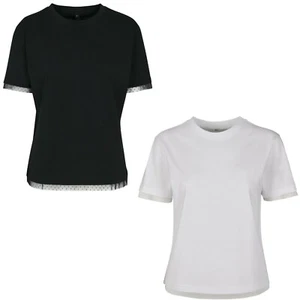 Mujer Camiseta Con Aplicaciones Encaje Talla Especial XS S M L XL XXL 3XL 4XL - Imagen 1 de 7