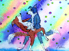 'HER PASSION FOR BALLROOM' BLANK GREETING CARD - SUSAN ALISON