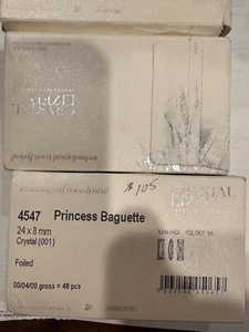 Swarovski 4547 Princess baguette( Crystal) NEW in box  - Picture 1 of 1