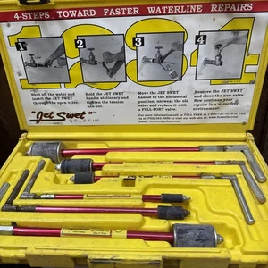 Complete Jet Swet 6100 Copper Sweating Plumbing Plug Repair Kit 1/2- 2" in Case - Picture 1 of 7