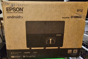 Epson EpiqVision Mini EF12 Smart Streaming Laser Projector Yamaha with Extra Bag - Picture 1 of 8